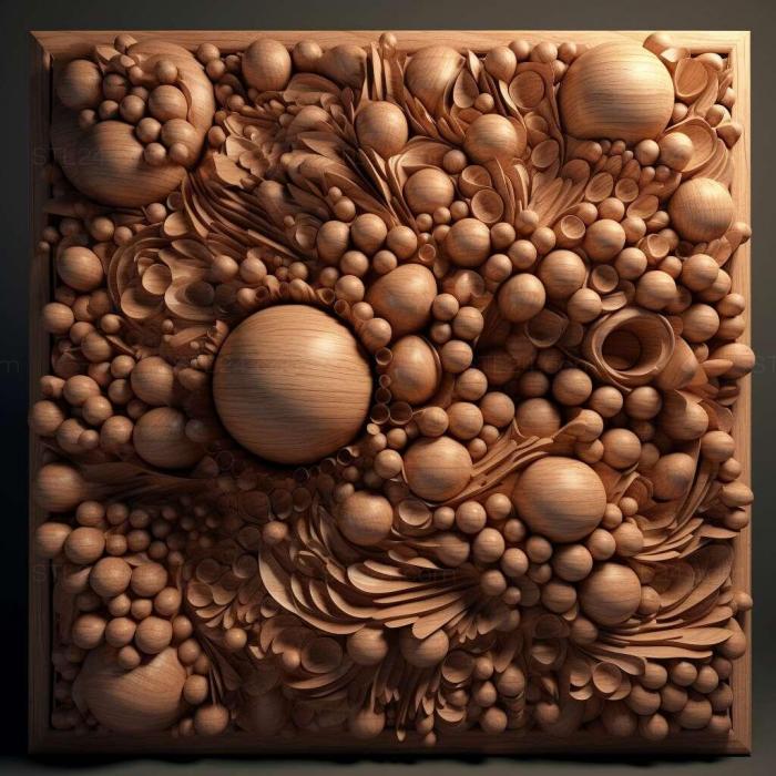 Patterns and decorations (stl particles 2, PATTERN_806) 3D models for cnc